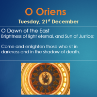 21st December - O Oriens! and Winter Solstice