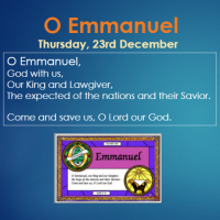 23rd December - O Emmanuel!